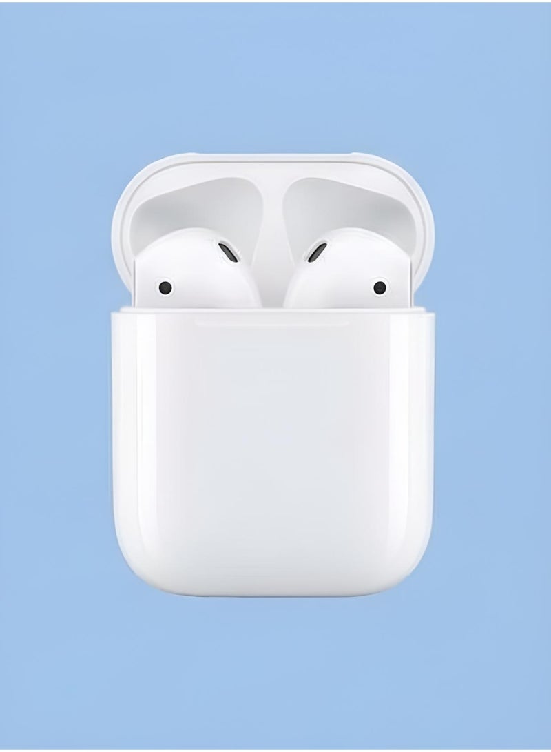 سماعات أذن لاسلكية Nodizz DT02 TWS بتقنية البلوتوث 5.4 مع ميكروفون عالي الدقة، وحافظة شحن 300 مللي أمبير/ساعة، وصوت عالي الدقة وعمر بطارية طويل لأجهزة iOS/Android - أبيض - Image 1