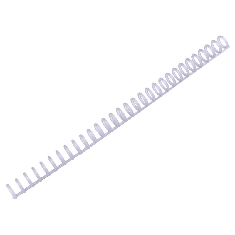KW-trio 10pcs Plastic 30-Hole Loose Leaf Binders Ring Binding Spines Combs 85 Sheets Capacity for DIY Paper Notebook Album Office School Supplies - Image 5