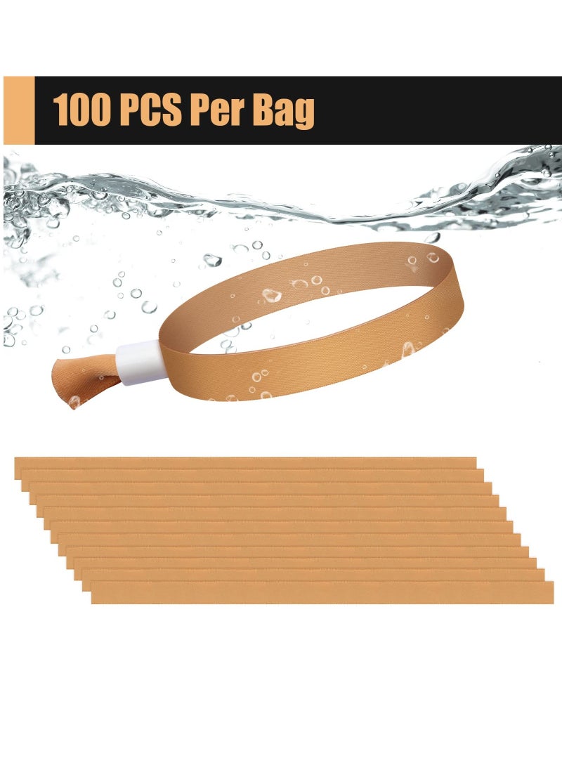SYOSI - Cloth Event Wristbands, Event Wristbands, Colored Wrist Bands for Events, for Lightweight Concert Wrist Strap for Activities, Party Bracelets for Events, 100 Pcs, Color : Multiple colors - Image 1