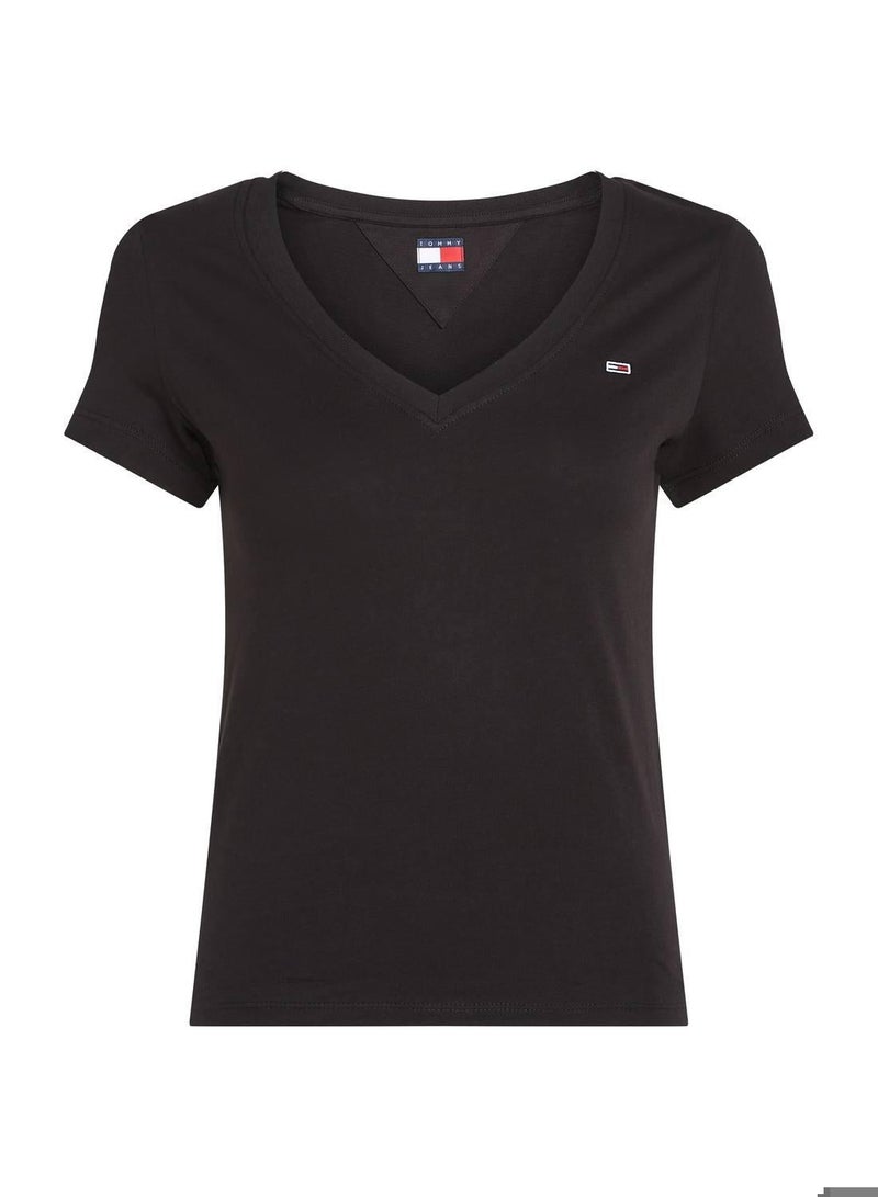 TOMMY JEANS V-Neck Slim T-Shirt - Image 5