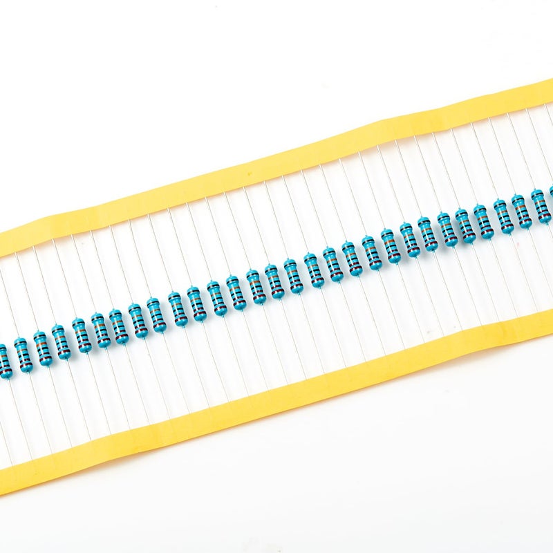 CHANZON 100pcs 1/2W (0.5W)220KΩ ohm Metal Film Fixed Resistor 0.01 ±1% Tolerance 220K R MF Through Hole Resistors Current Limiting Rohs Certificated - Image 3