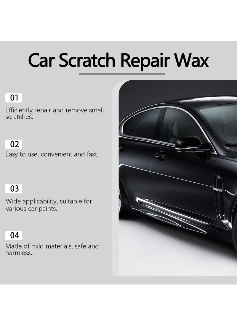 Homonth Car Scratch Repair & Polish Cream with Cleaning Cloth and Sponge Brush – Restore Shine & Remove Stains Easil  - Image 2