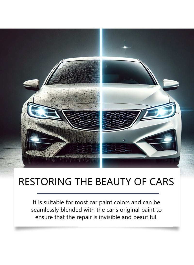 Homonth Car Scratch Repair & Polish Cream with Cleaning Cloth and Sponge Brush – Restore Shine & Remove Stains Easil  - Image 3
