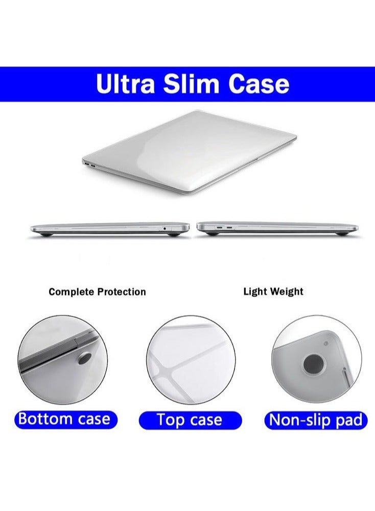 كينسو حافظة شفافة لجهاز ماك بوك اير 13 بوصة 2020 2019 2018 A2337 A2179 A1932، غلاف بلاستيكي صلب + غطاء لوحة مفاتيح متوافق مع ماك بوك اير 13 بوصة - Image 3