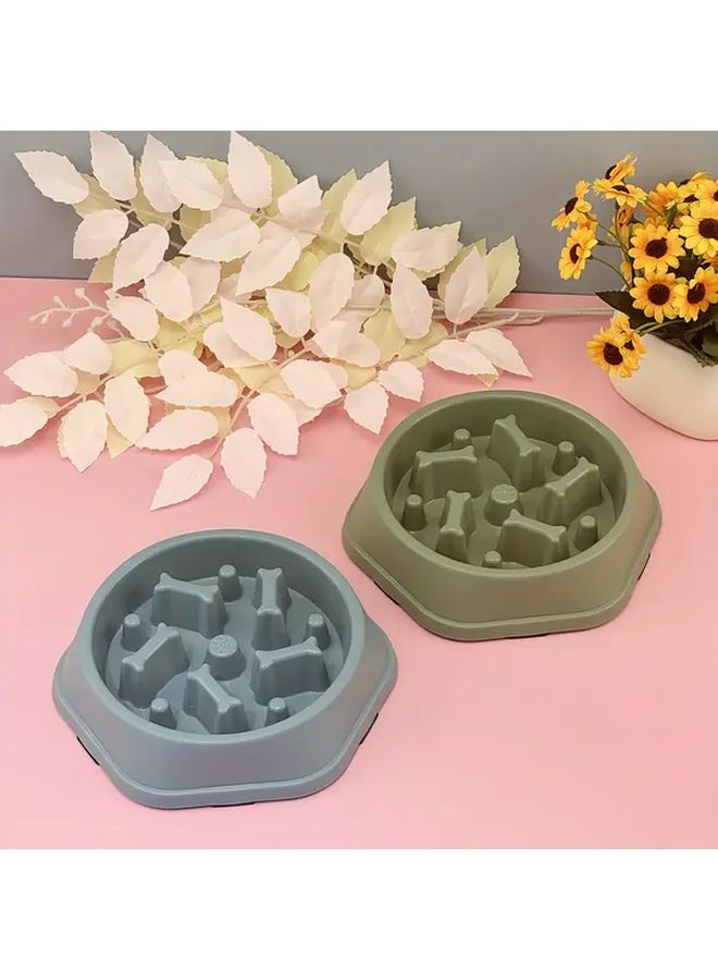 وعاء تغذية الكلاب الأخضر بطيء التغذية، تصميم مضاد للاختناق، مصنوع من مادة البولي بروبيلين المتينة، سهل التنظيف - Image 4