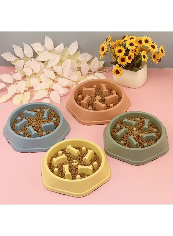 وعاء تغذية الكلاب الأخضر بطيء التغذية، تصميم مضاد للاختناق، مصنوع من مادة البولي بروبيلين المتينة، سهل التنظيف - Image 2