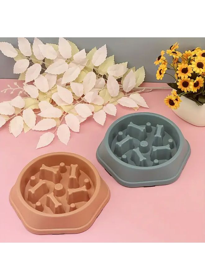 وعاء تغذية الكلاب الأخضر بطيء التغذية، تصميم مضاد للاختناق، مصنوع من مادة البولي بروبيلين المتينة، سهل التنظيف - Image 5