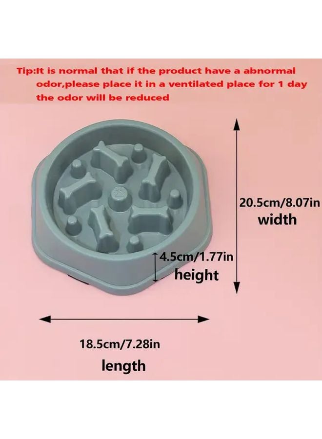 وعاء تغذية الكلاب الأخضر بطيء التغذية، تصميم مضاد للاختناق، مصنوع من مادة البولي بروبيلين المتينة، سهل التنظيف - Image 3