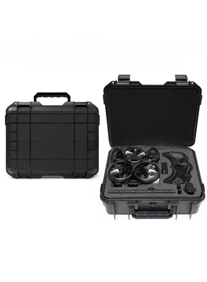 Suitable For DJI Avata Crossing Machine Backpack Flight Glasses Portable Storage Bag Accessories F Explosion-proof Box-Color:avata2 Black Explosion-proof Case Strapless Aircraft Logo  - Image 3