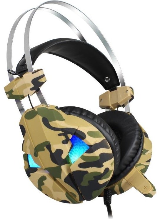 Sprange Sr-X9 108 Db/mw Camouflage Pattern Gaming Headset with Microphone  - Image 1