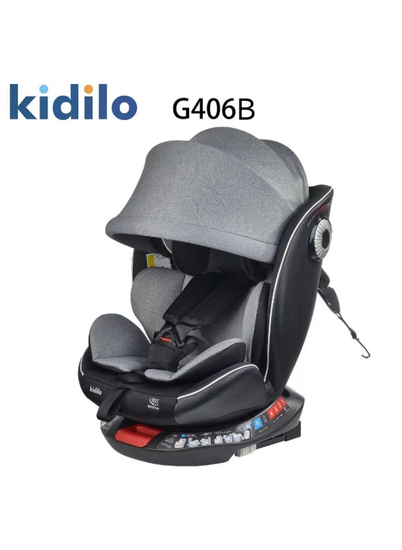 Kidilo - Carseat kidilo isofix stage 1-2-3 360 degree - Image 1