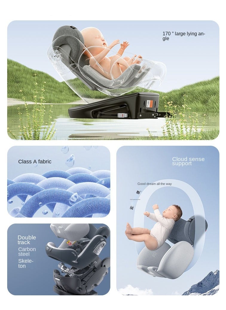 Kidilo - Carseat kidilo isofix stage 1-2-3 360 degree - Image 1