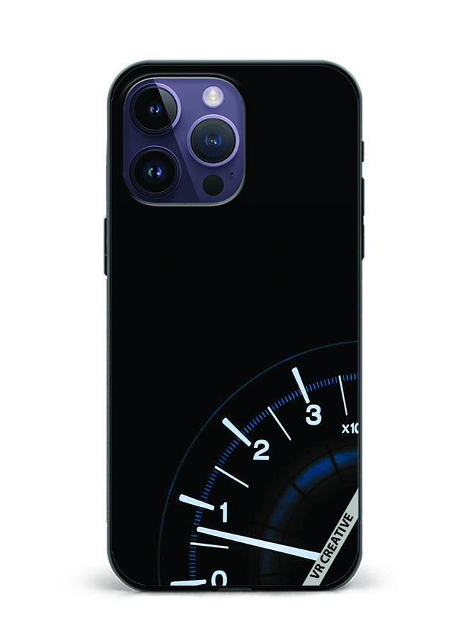 VR CREATIVE Protective Case Cover For Apple iPhone 15 Pro Speedometer Design Multicolour - Image 1