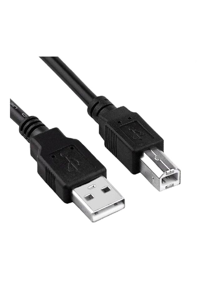 كابل USB للطابعة أسود - Image 1