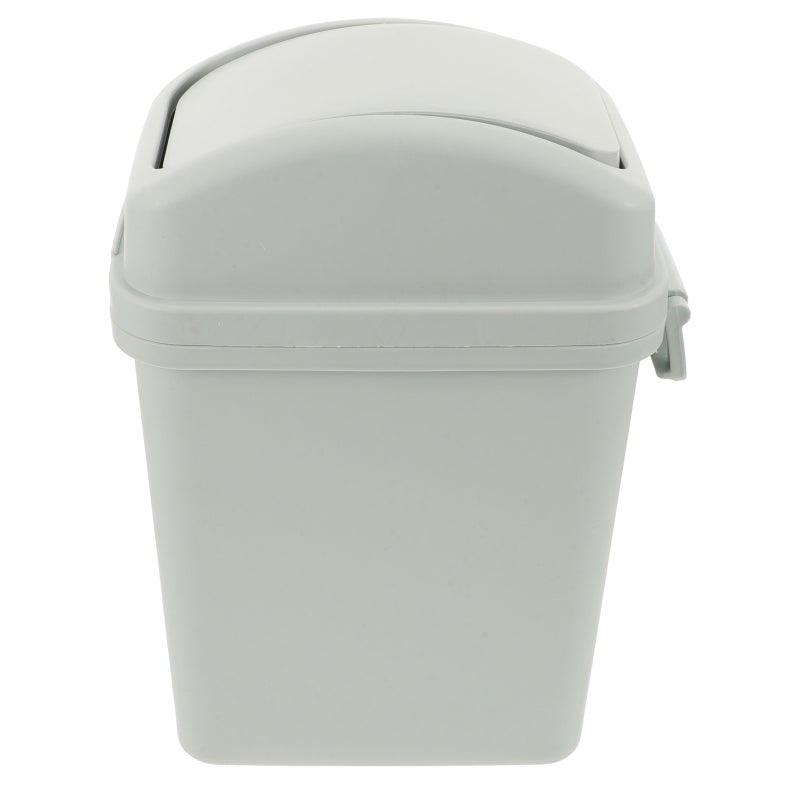Swing Lid Kitchen Bin Trash Bucket Narrow Space Garbage Can Waste Basket - Image 3