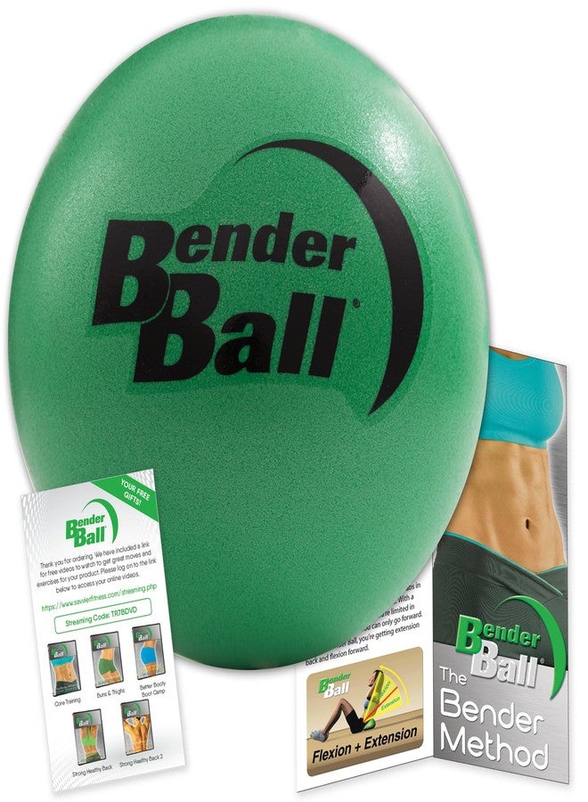 Bender Ball The Original 9 inch Pilates Ball - Exercise Ball for Abs, Core & Back - Workout Ball for Home Gym and Fitness Routines - Easy to Carry in Gym Bag or Luggage - Image 1
