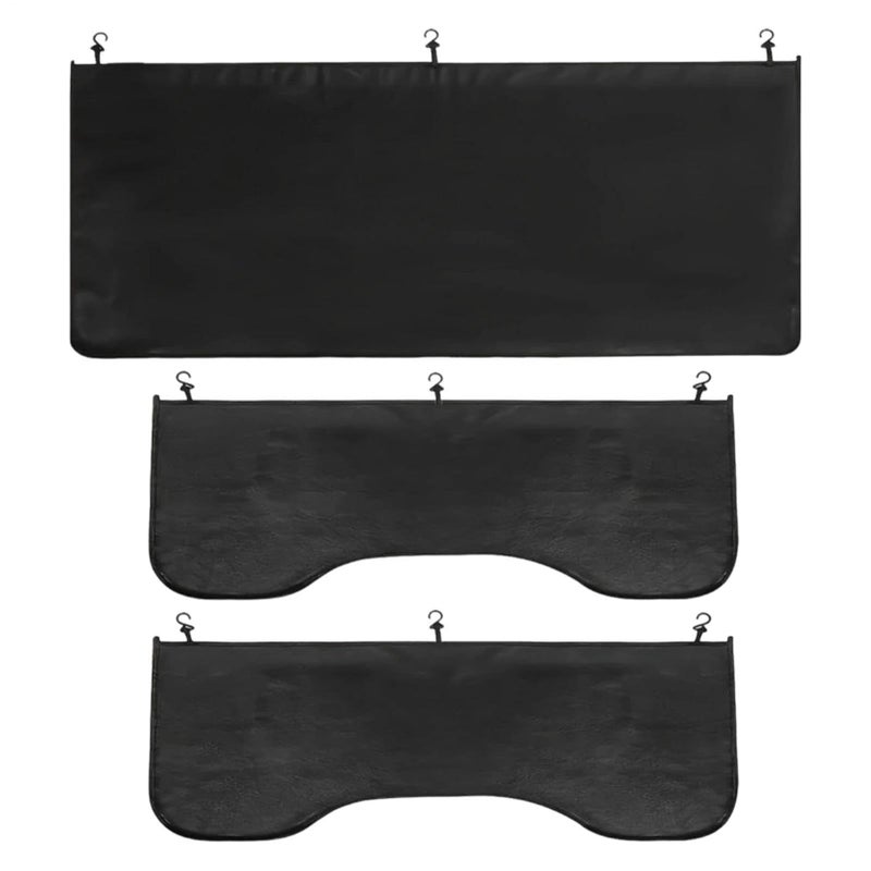 Car Mudguard Cover Set 3 Piece Microfiber Pu Leather Mat Anti Scratch Work Pad - Image 2