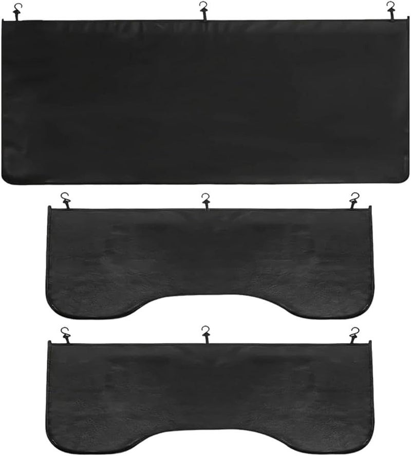 Car Mudguard Cover Set 3 Piece Microfiber Pu Leather Mat Anti Scratch Work Pad - Image 1