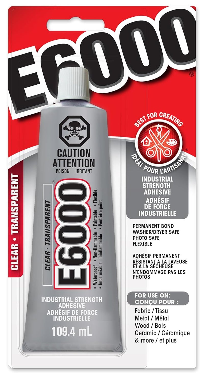 E-6000 Clear Industrial Adhesive Medium Viscosity Glue 3.7 oz. 230022 by