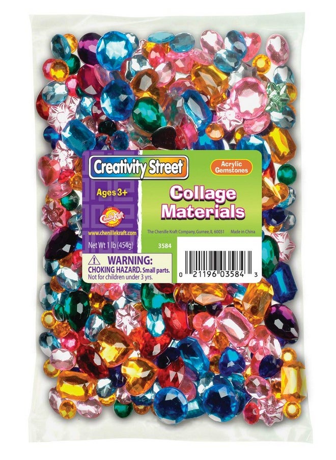 Creativity Street Chenille Kraft Acrylic Gemstones Classpack  - Image 1
