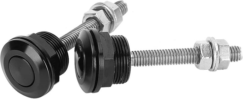 كلاراكو دبوس غطاء محرك السيارة، دبوس غطاء محرك السيارة العالمي المصنوع من الألومنيوم، قفل سريع الفك، مشبك قفل لوحة ترخيص المصد، زر ضغط غطاء المحرك، عبوة من قطعتين (22 مم) - Image 5