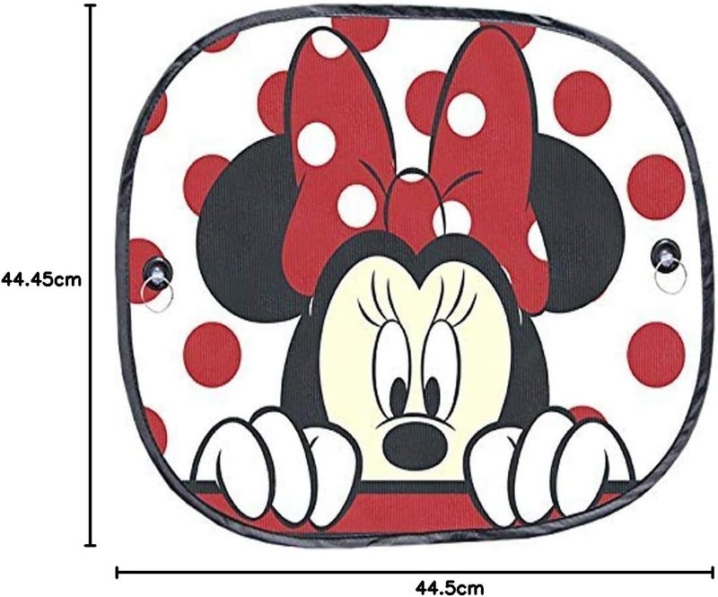 Plasticolor Disney Mickey & Minnie Peek-A-Boo Side Window Sunshade - Image 5