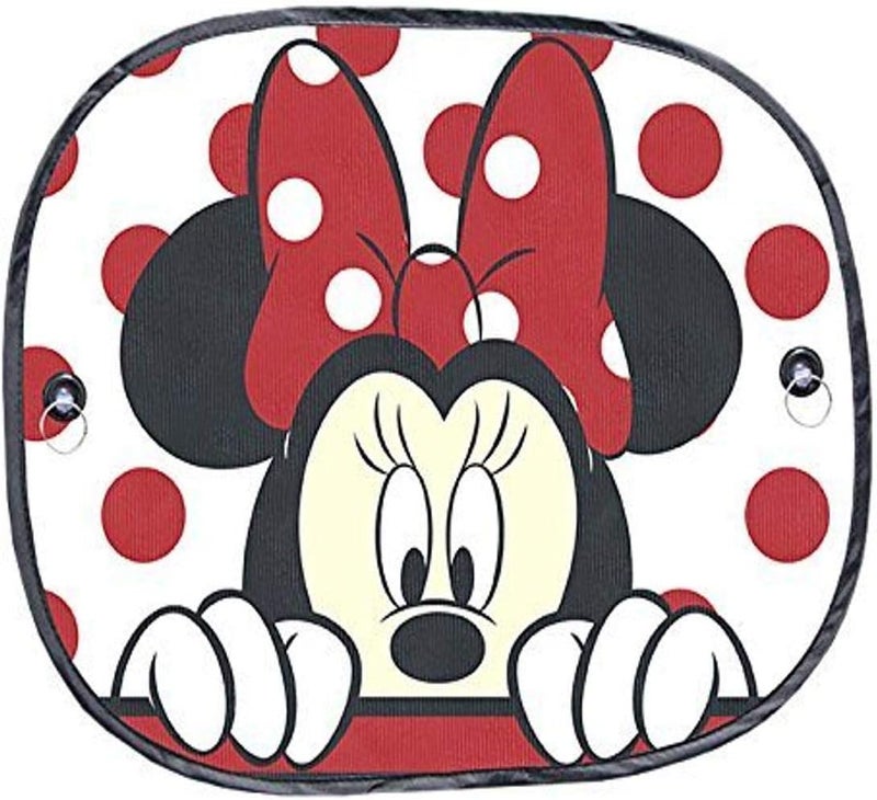 Plasticolor Disney Mickey & Minnie Peek-A-Boo Side Window Sunshade - Image 1