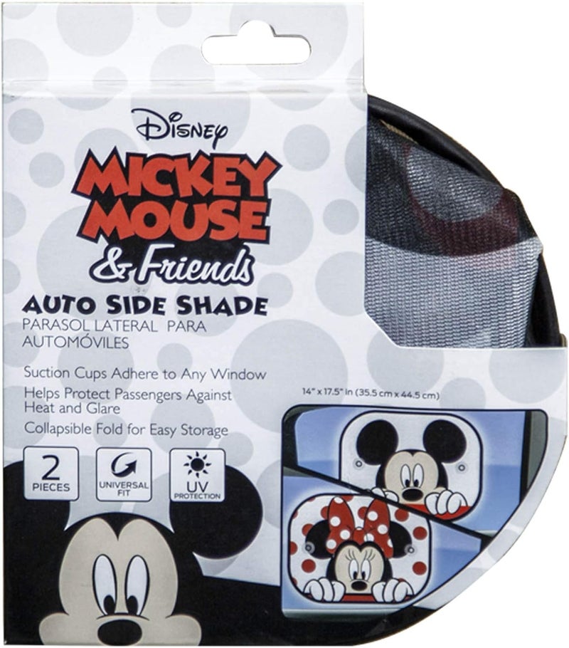 Plasticolor Disney Mickey & Minnie Peek-A-Boo Side Window Sunshade - Image 3