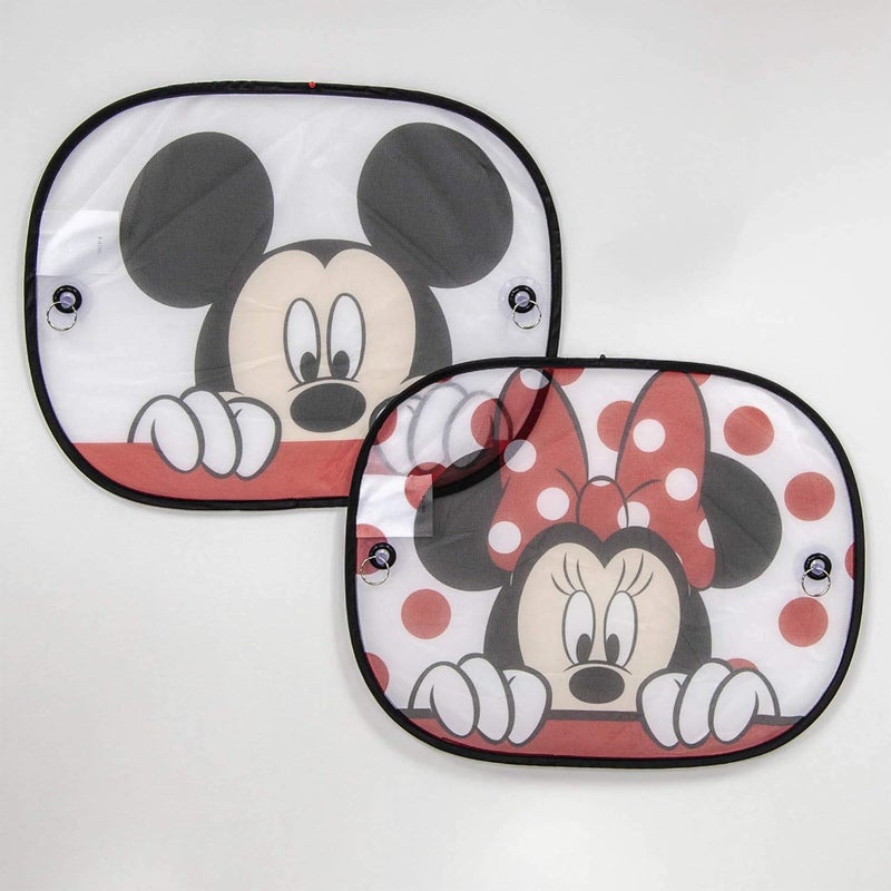 Plasticolor Disney Mickey & Minnie Peek-A-Boo Side Window Sunshade - Image 2