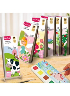 SNAPTRON Snaptron Diy Return Gifts For Kids Birthday-5Pcs Return Gift Pocket Painting Books For Kids Birthday/ Best Goody Bags For Party/ Birthday Return Gifts For Children 4 5 6 7 8 Years Old - Multicolor  - Image 1