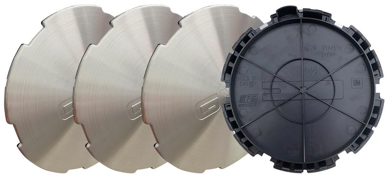 BDHLIYEWA Wheel Center Cap Hub Cap 9594519#9595216 for Yukon Denali Sierra Savana 2003-2007 Brushed Silver 4Pcs - Image 4