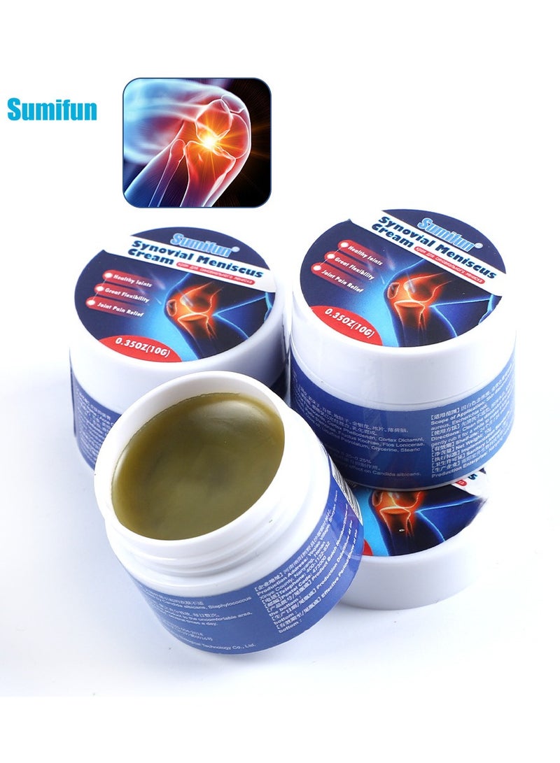 Sumifun 3PACK Knee Joints Soothing Balm, Muscle Pain Relief Ointment, Providing Fast Relief & Soothes Chronic Muscle Pain, Hand And Foot Tenosynovitis Cold Gel, Soothing Joint Cream 100% Natural Formula 10g*3  - Image 1