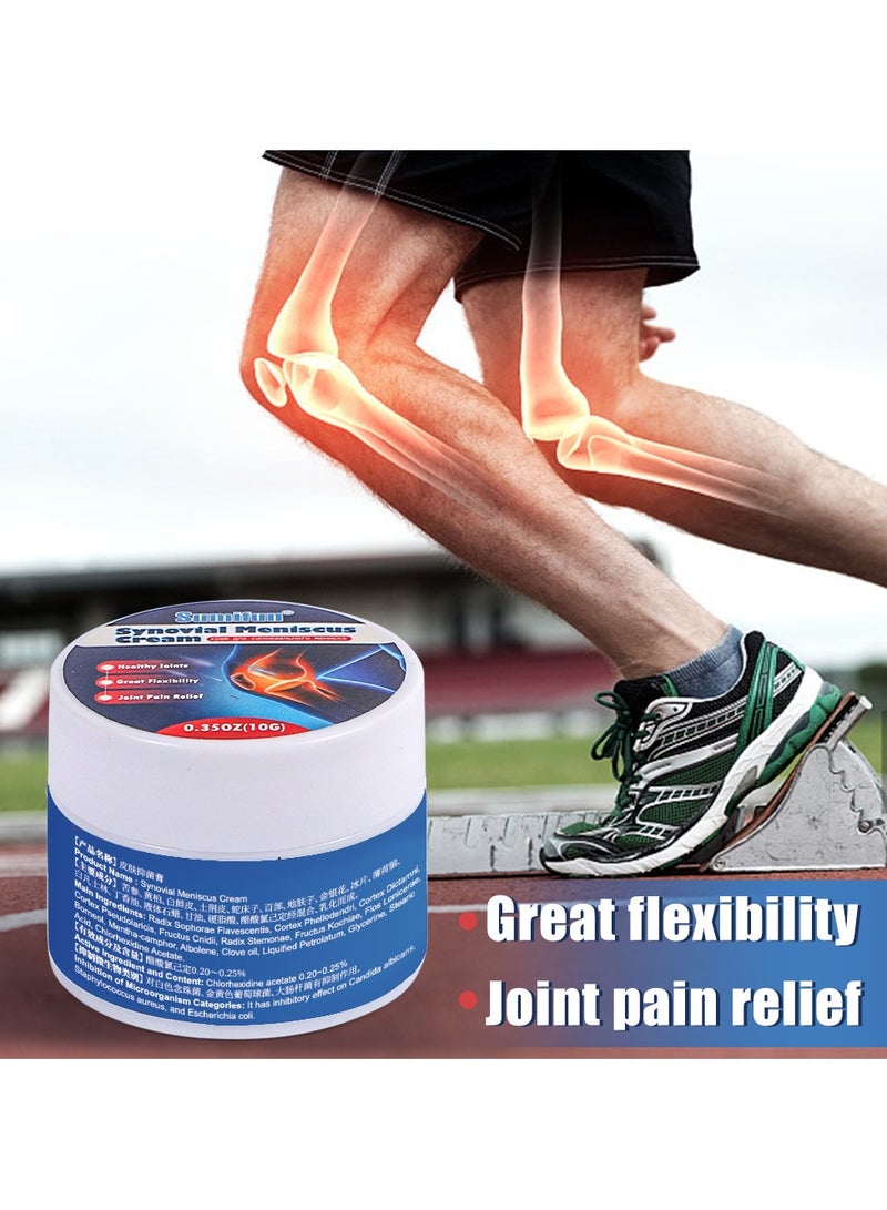 Sumifun 3PACK Knee Joints Soothing Balm, Muscle Pain Relief Ointment, Providing Fast Relief & Soothes Chronic Muscle Pain, Hand And Foot Tenosynovitis Cold Gel, Soothing Joint Cream 100% Natural Formula 10g*3  - Image 3