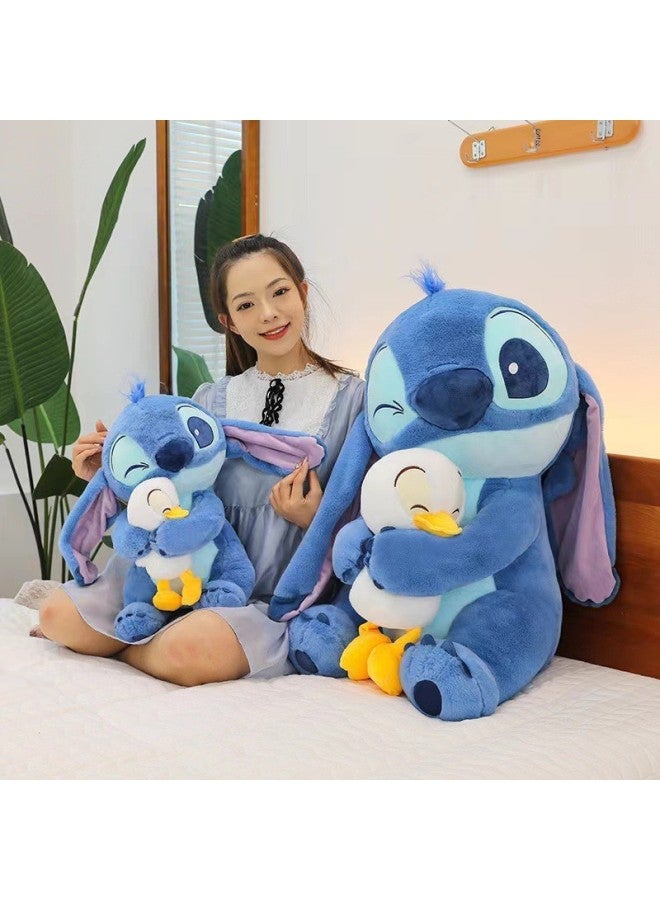 Duck Stilwell Plush Toy Hug Donald Duck Net Red Doll Pillow Girlfriend Activity Gift Wholesale-Color:Holding Duck Stitch-Height:30cm  - Image 3