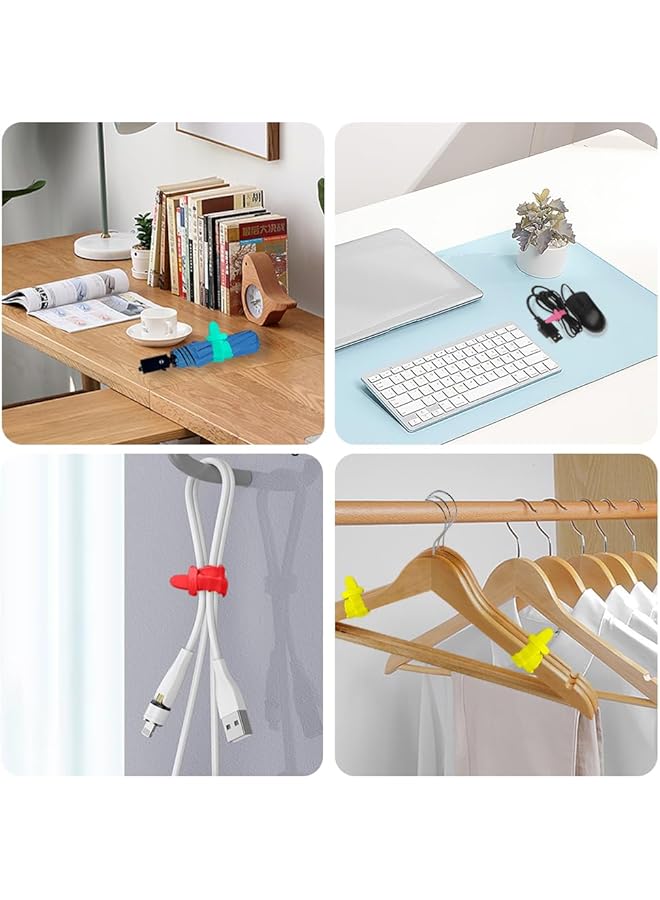 erorex Wire Organizer Cord Keepers For Cables Cord Ties For Chargers - Image 4