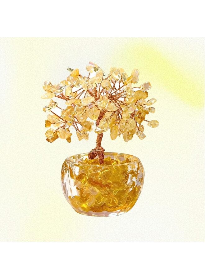 يُسلِّم شجرة الحياة الكريستالية، شجرة الشاكرا السبعة، شجرة الأحجار الكريمة، الأشجار الروحية، شجرة الطاقة لديكور المكتب المنزلي، هدايا كريستالية للنساء - Image 2