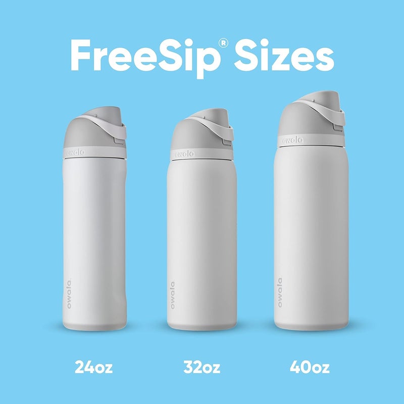Owala Owala FreeSip Insulated Stainless Steel Water Bottle with Straw for Sports  Travel  and School BPA-Free Sports Water Bottle  24 oz  Surfs Edge  - Image 5