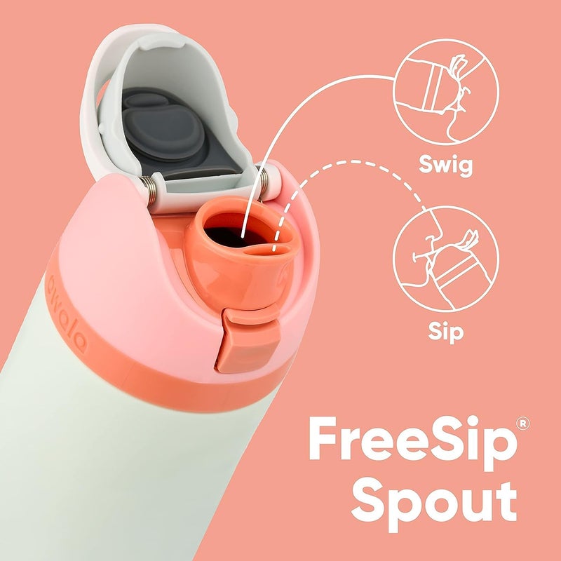 Owala Owala FreeSip Insulated Stainless Steel Water Bottle with Straw for Sports  Travel  and School BPA-Free Sports Water Bottle  24 oz  Surfs Edge  - Image 2