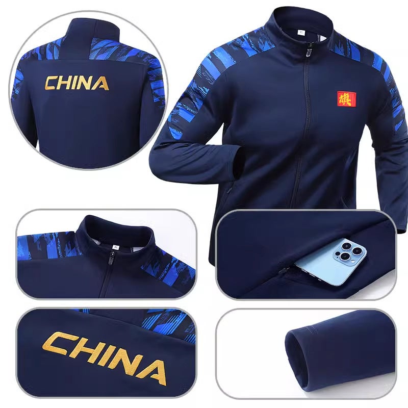 Chinese Team Sports Suit Martial Arts Training Uniform Sports Student Coach Uniform Student Class Uniform Group Uniform National Uniform - Image 3
