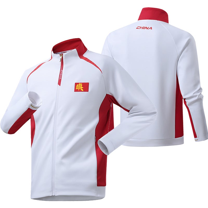 Chinese Team Sports Suit Martial Arts Training Uniform Sports Student Coach Uniform Student Class Uniform Group Uniform National Uniform - Image 1