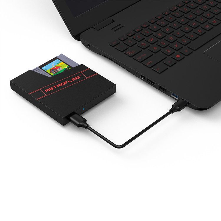 Retroflag Hard Disk Drive Enclosure Box for Raspberry Pi NESPi 4 / PC Data Transfer, Gold - Image 4
