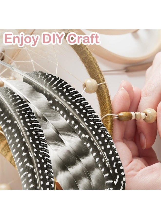 CANIPHA 30Pcs Natural Turkey Feathers, 5.3-7 Inch Craft Feathers Pheasant for Hats, 3 Style Mixed Natural Feathers for Carnival Costume Feather Mask Wedding Party Decoration Flower Arrangement - Image 5
