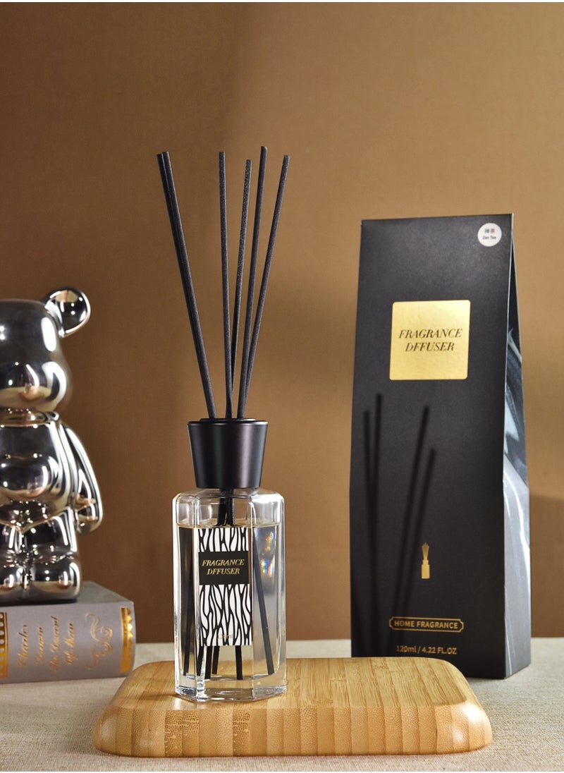 Generic 120 ml Luxury Reed Diffuser - Zen tea | 4 oz | Aromatherapy Air Freshener Fragrance Home Fragrance, Oil Diffuser  - Image 2