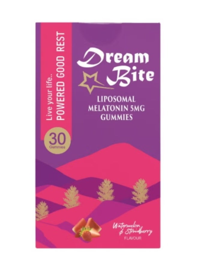 Dream Bite Liposomal Melatonin Gummies 5 mg – 30 Gummies for Restful Sleep & Natural Sleep Support - Image 3