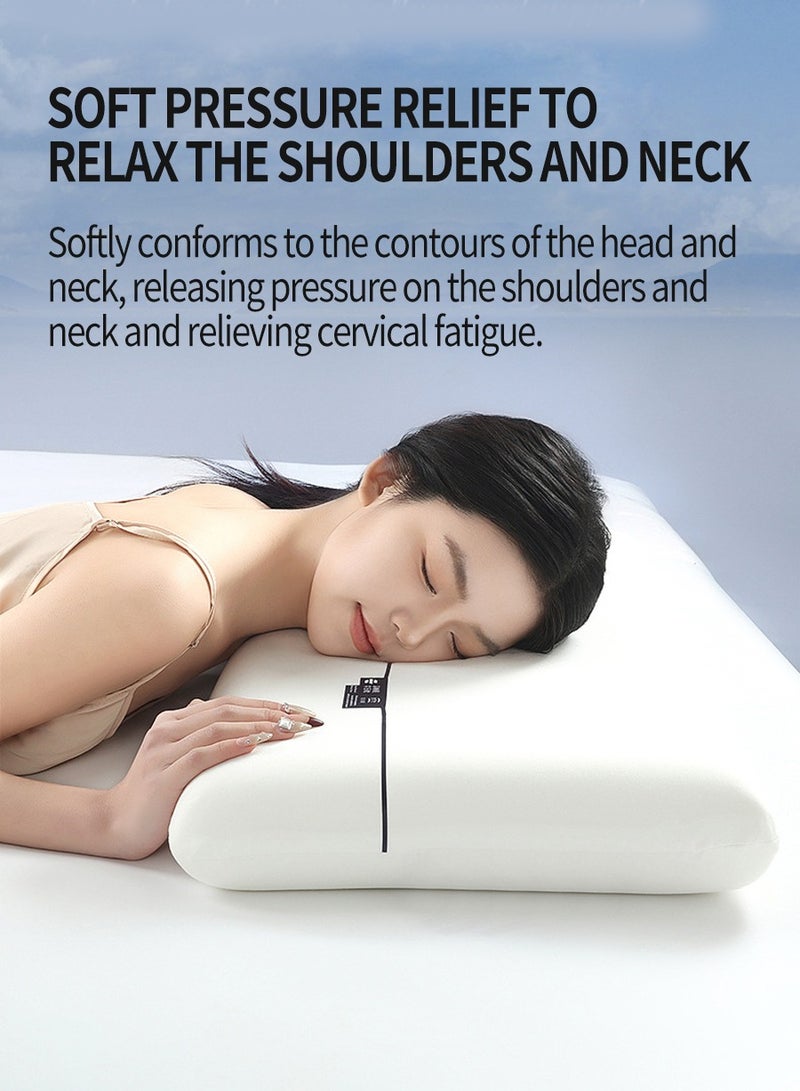 Memory Foam Pillow, Zero Pressure Pillow, Comfortable and Breathable, Provide Neck Support, Relieve Shoulder Pain (10*70*42cm)  - Image 5