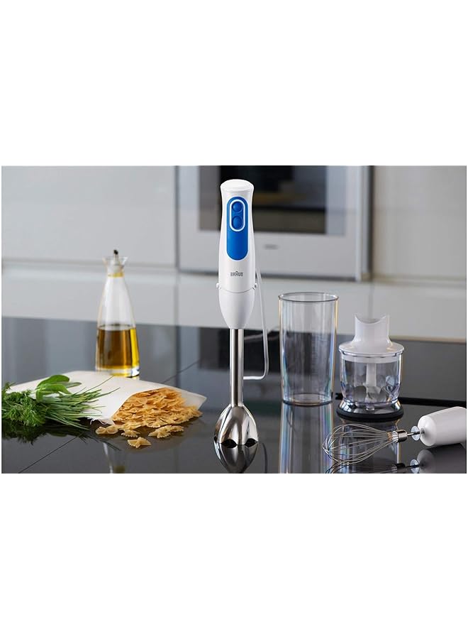 BRAUN Multiquick 3 White Hand Blender Chopper Mixer Splash Control Mq3025Wh Spaghetti - Image 3