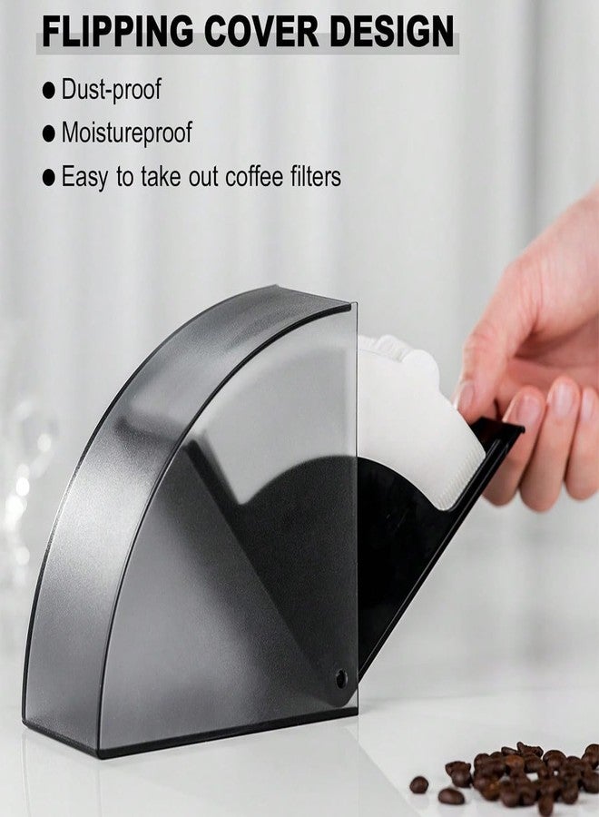 shoxil Coffee Filter Holder - Durable and Cone Filter Storage Container for Counter, Perfect for Coffee Filters, V01andV02 Cone Filters - Stylish and Functional - Image 3
