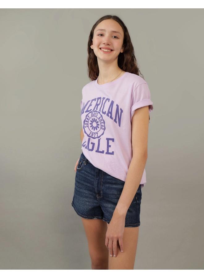 American Eagle Graphic Crew Neck T-Shirt  - Image 1