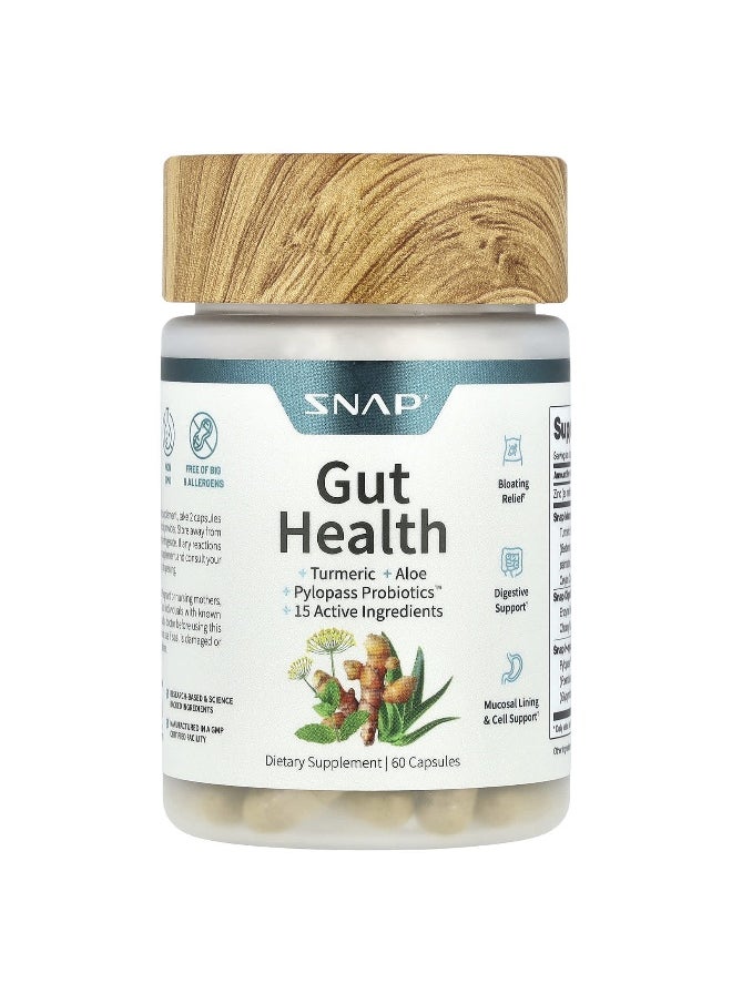 SNAP SUPPLEMENTS - Snap Supplements, Gut Health , 60 Capsules - Image 1