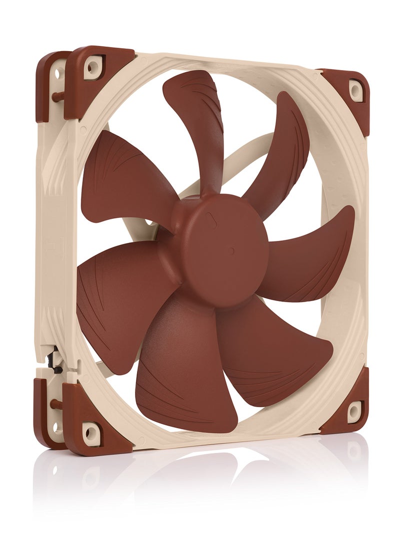 NOCTUA Noctua NF-A14 PWM, Premium Quiet Fan, 4-Pin (140mm, Brown)  - Image 1